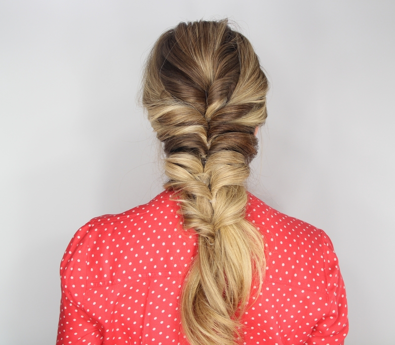 Stacked Topsy Tail Braid