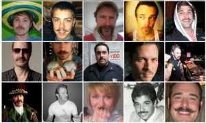 some lovely moustaches grown for Movember