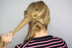  Easy Knotted Updo Step 14